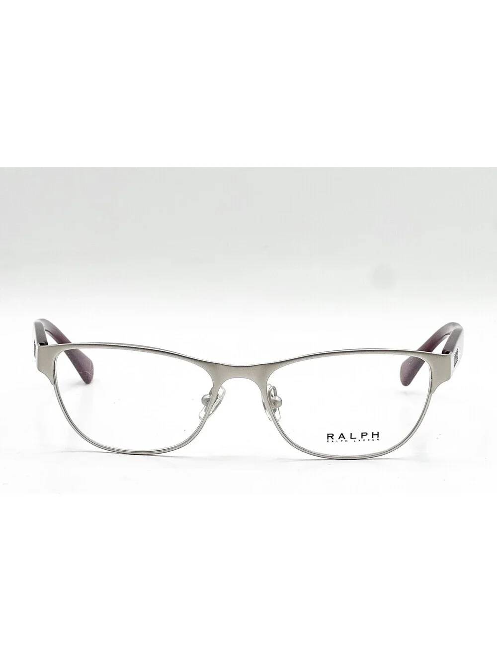 Ralph Lauren RA 6043 170 Purple Satin Silver Square Eyeglass Frames 52-15-135